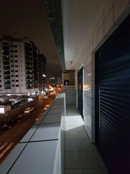 Lindo Ap Com Vista Para O Mar! Ocian Pg Praia Grande  Exterior foto